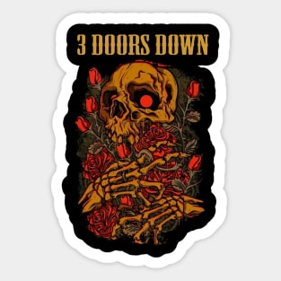 3 DOORS DOWN BAND Sticker